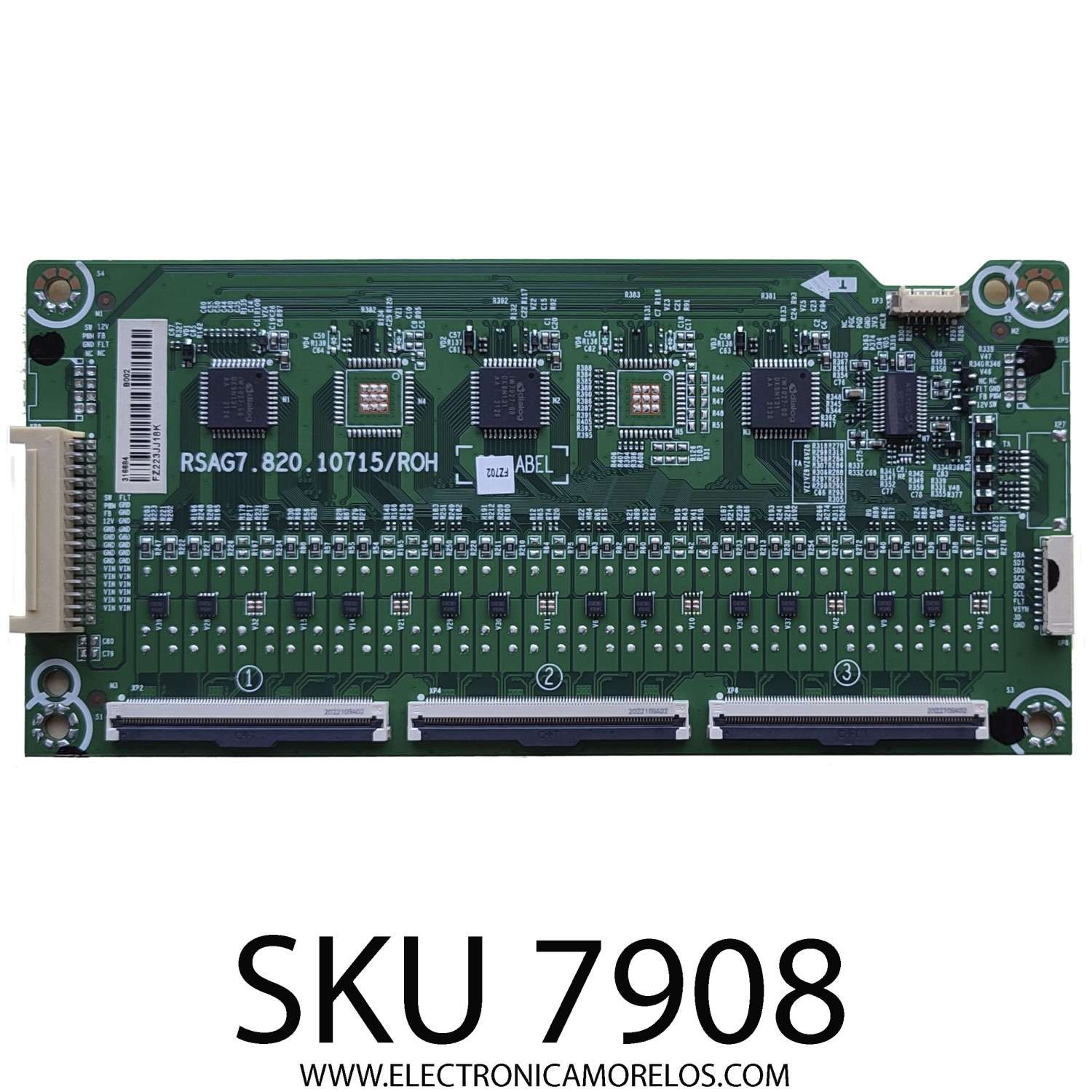 LED DRIVER PARA TV HISENSE / NUMERO DE PARTE 316684 / RSAG7.820.10715/ROH / H41804PNI57A3 / E248779 / PANEL HD750Y3U71-T0LA\S0\GM\ROH / DISPLAY HV750QUB-F91 / MODELOS 75U6H